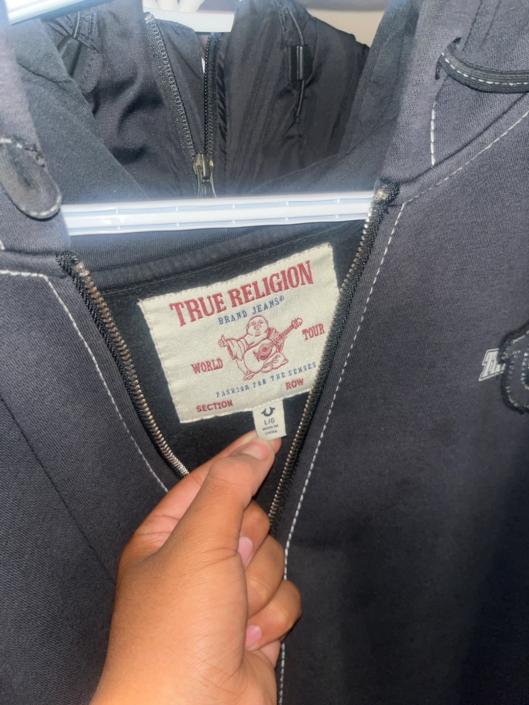 True Religion Zip-Up Hoodie - photo 4