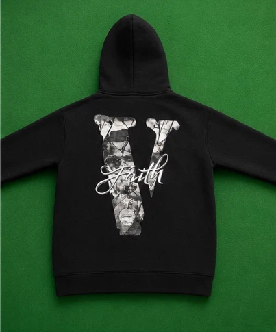 VLONE x Pop Smoke "Faith" Hoodie 1of1 rep - photo 2