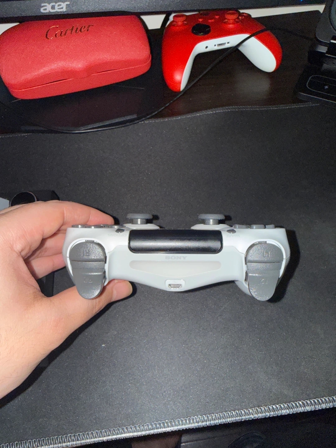 White Sony PlayStation 4 DualShock 4 Controller - photo 3