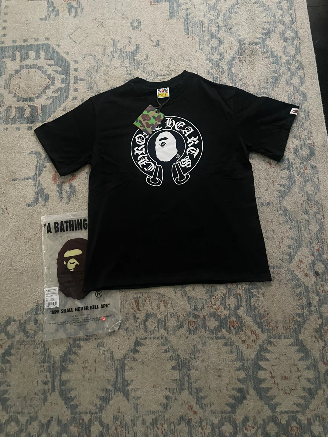 A Bathing Ape x Chrome Hearts Baby Milo T-Shirt