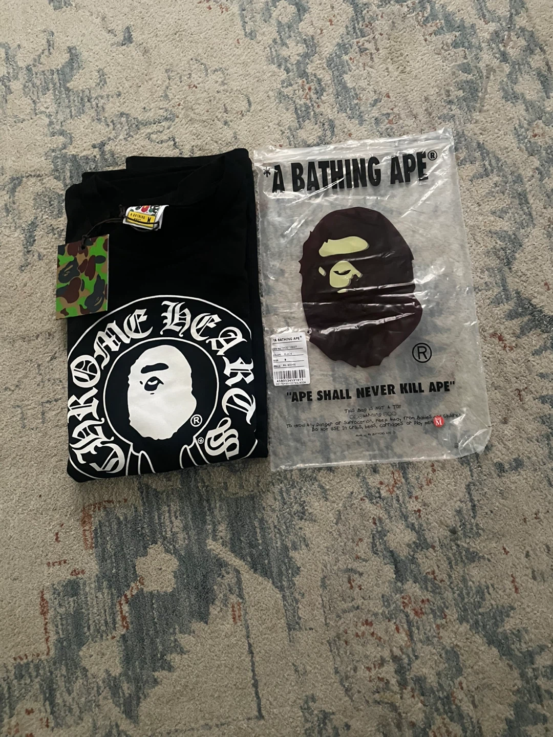 A Bathing Ape x Chrome Hearts Baby Milo T-Shirt - photo 5