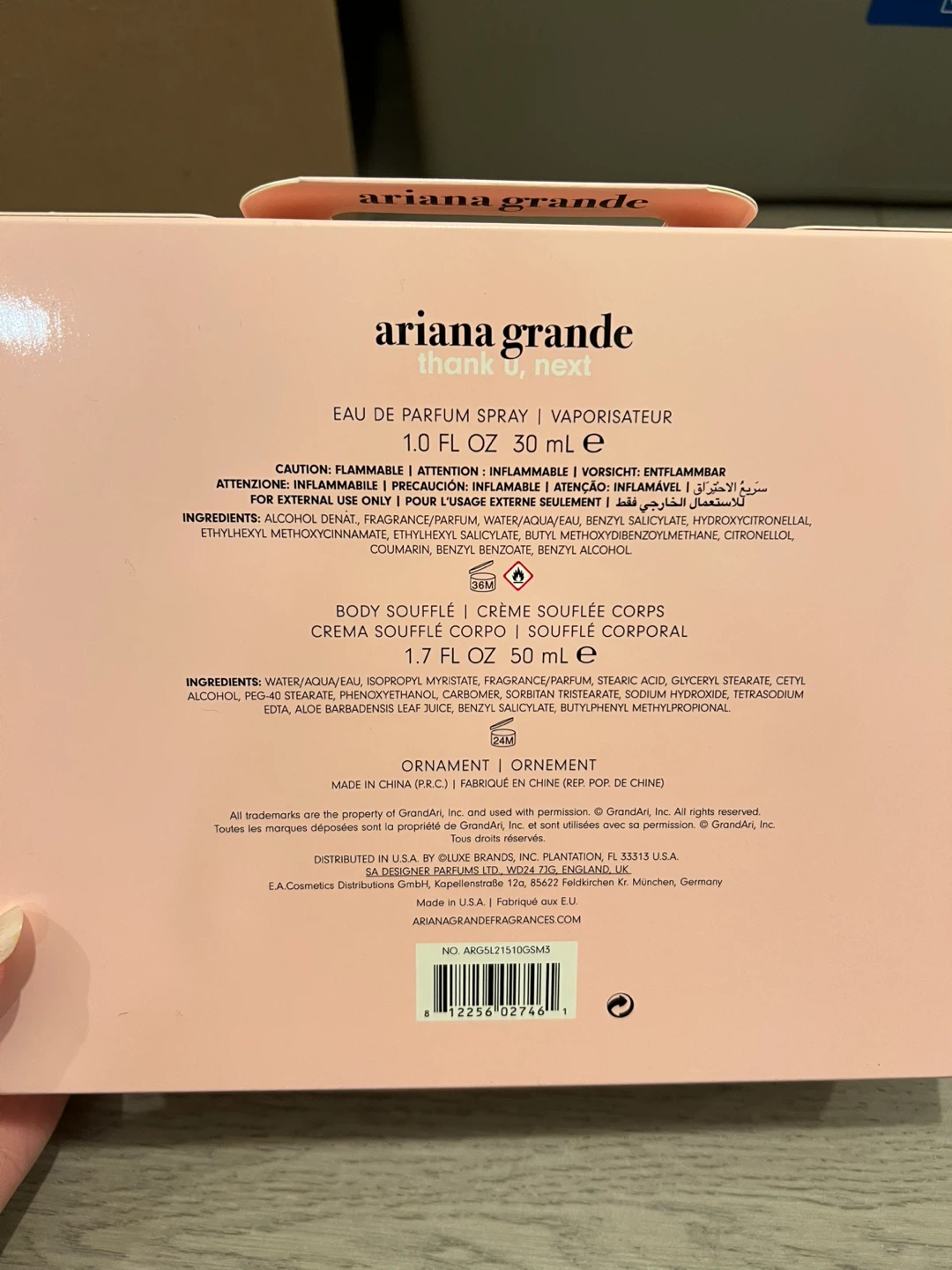 Ariana Grande Thank U, Next gift set - photo 3