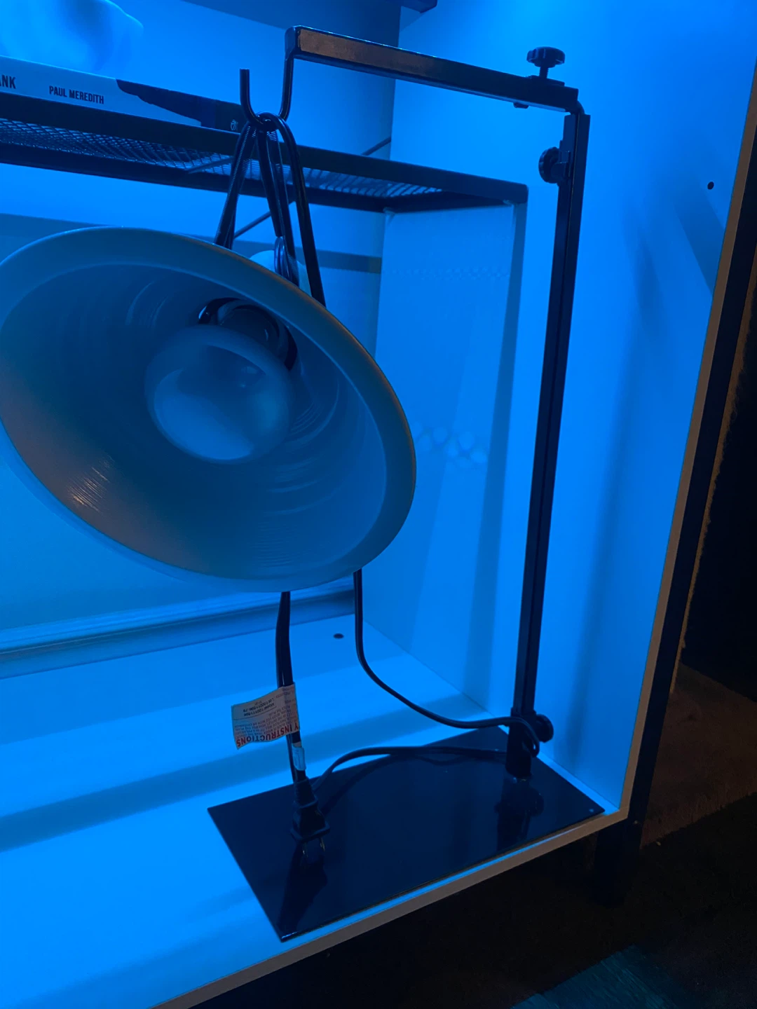 Reptile heat lamp with stand - photo 3