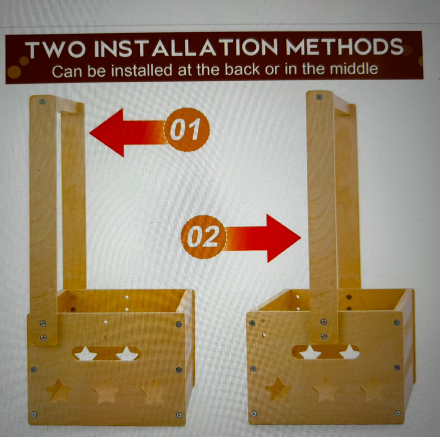 Wooden Hanging Rack and Storage Crate - photo 4