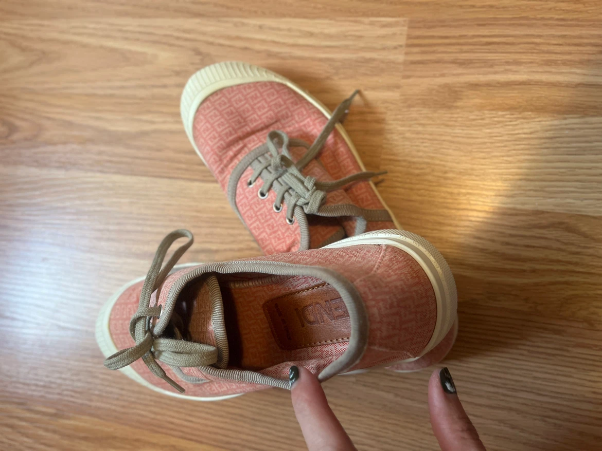 Fendi Canvas Sneakers - Size 36
