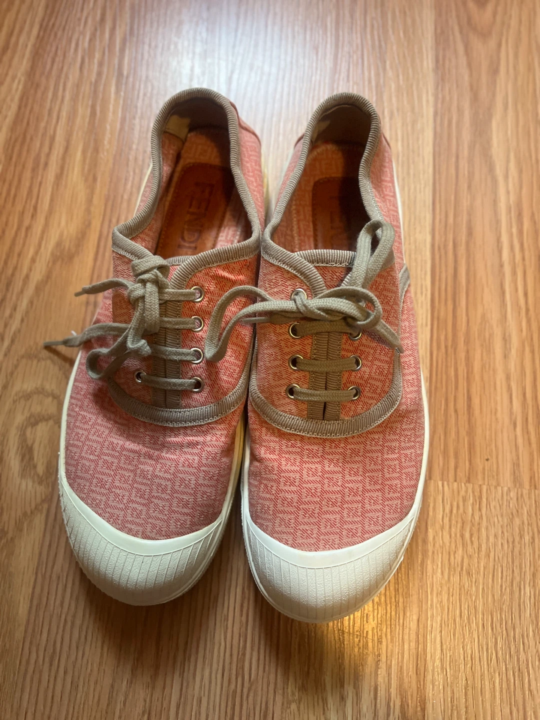 Fendi Canvas Sneakers - Size 36 - photo 3