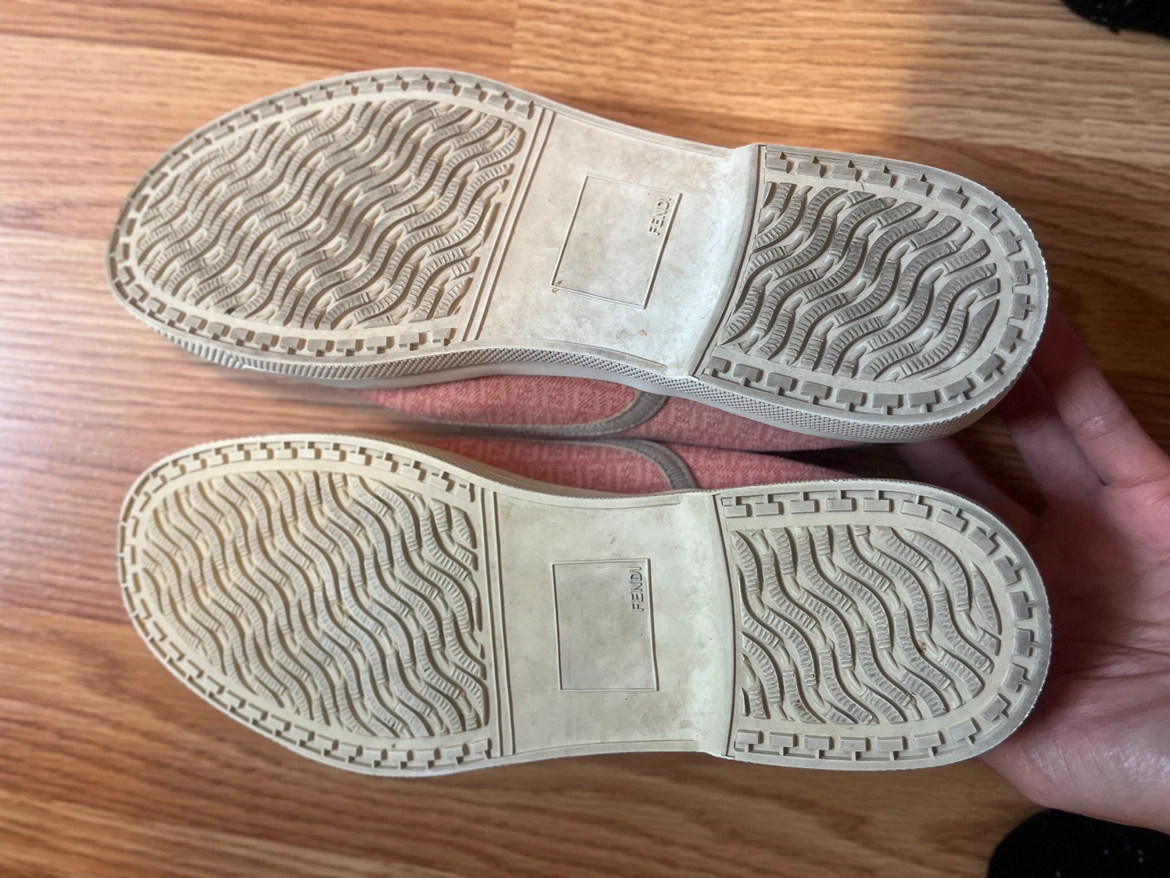 Fendi Canvas Sneakers - Size 36 - photo 5