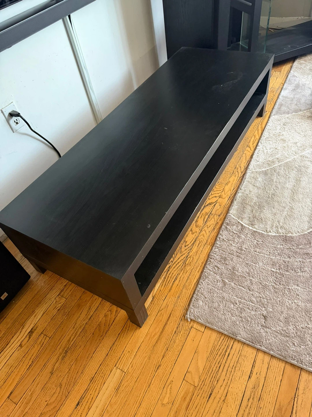 Black Media Console / TV Stand
