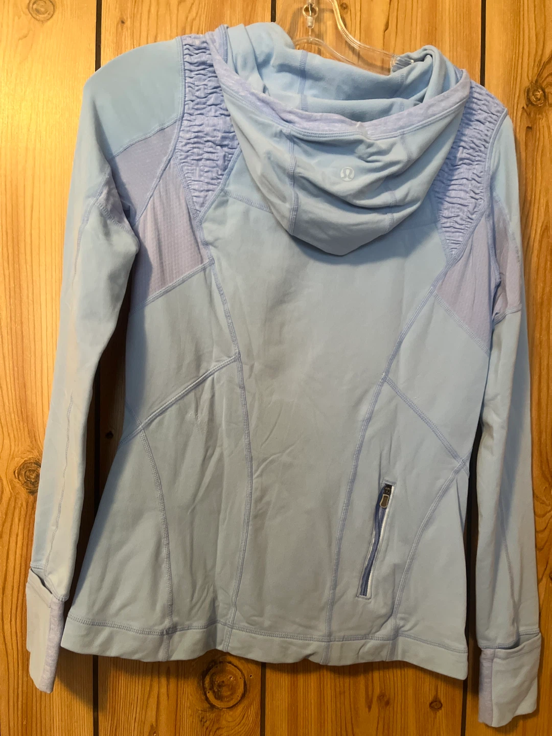 Lululemon Light Blue Hoodie Size 4 - photo 2