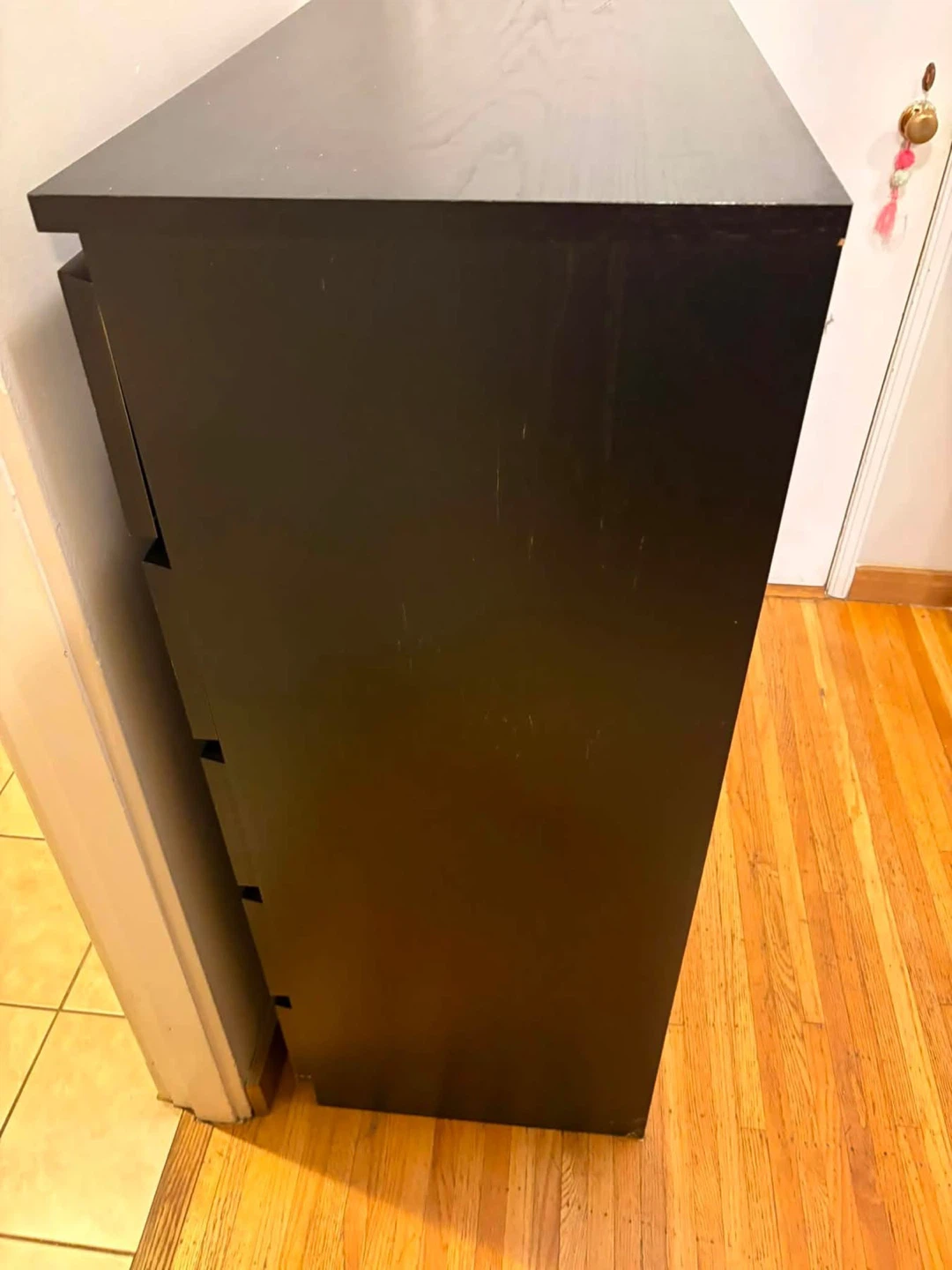 Black 6-Drawer Dresser - photo 3