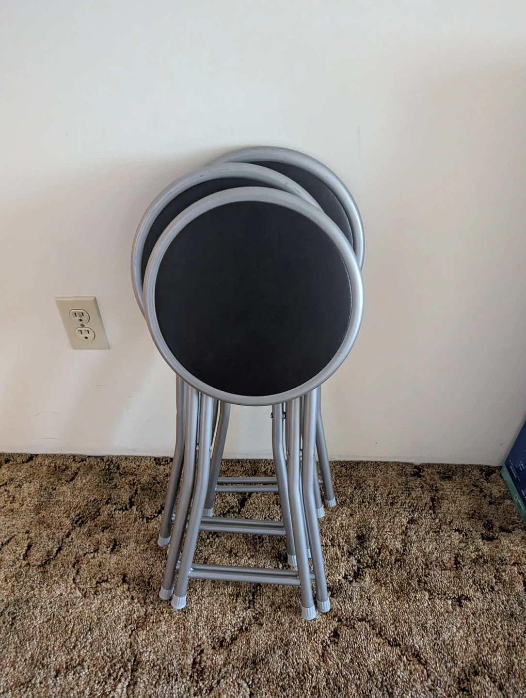Set of 3 Folding Stools