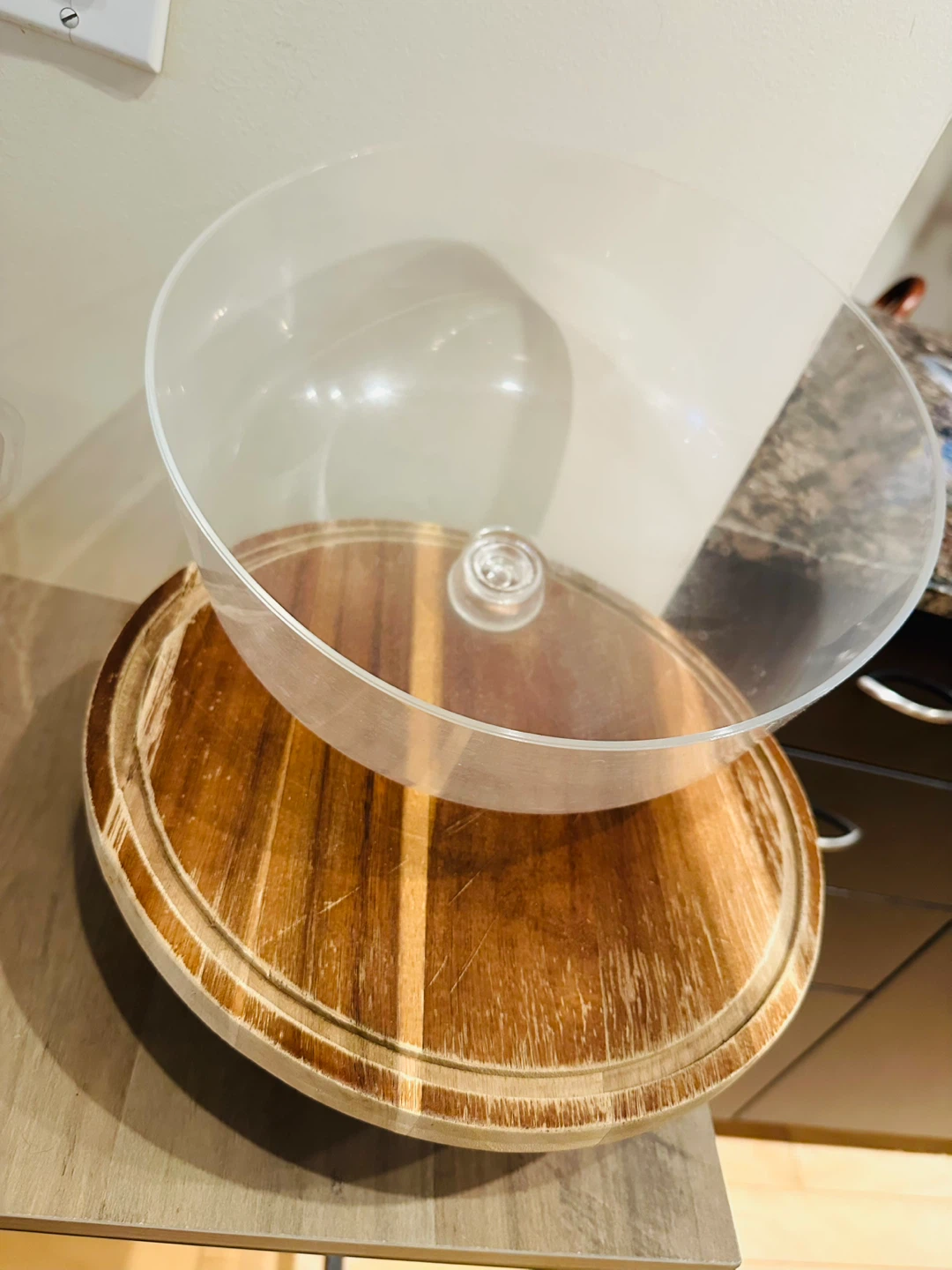 Wood Cake/Bread Stand - photo 3