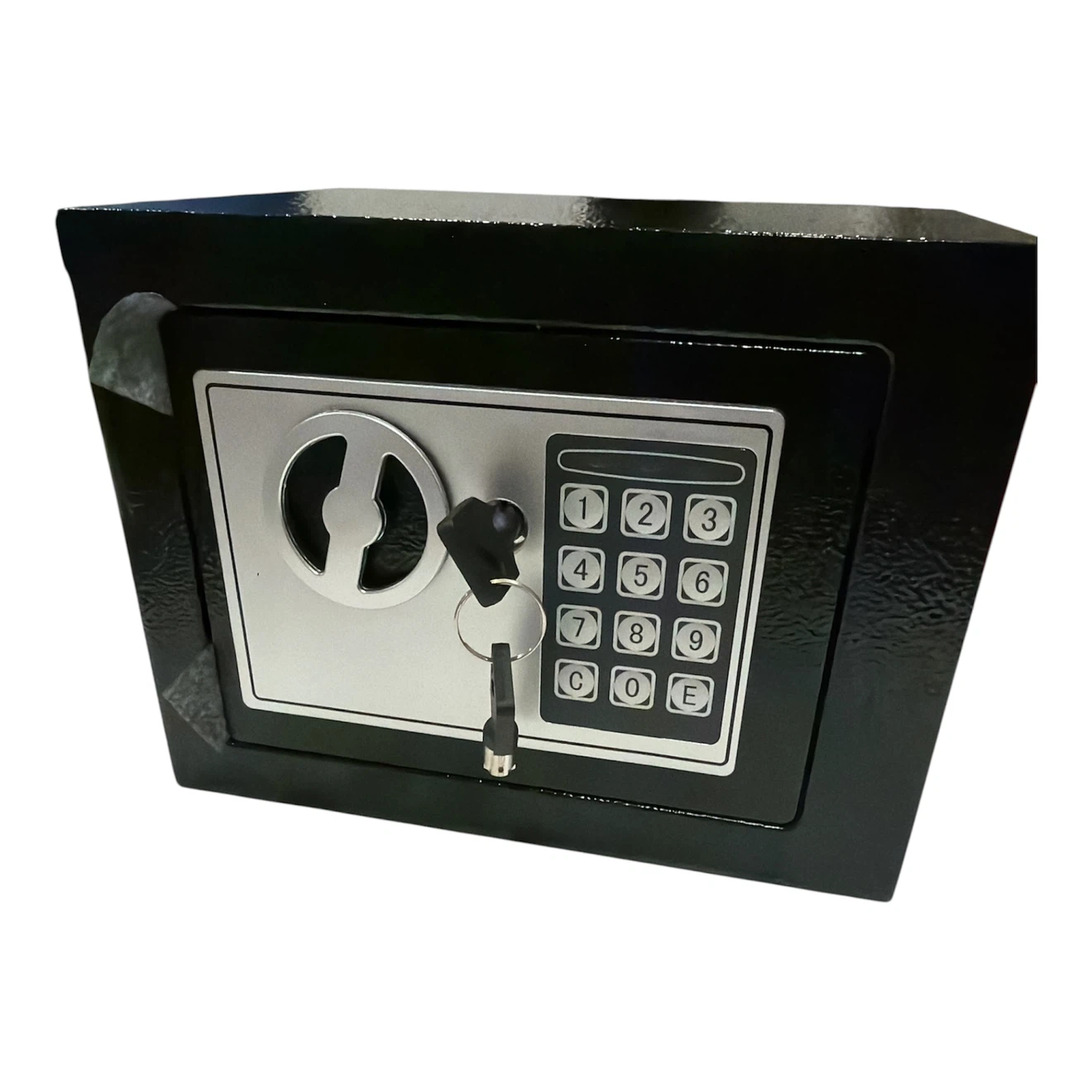 Black Digital Safe with Key and Fireproof Bag - photo 2