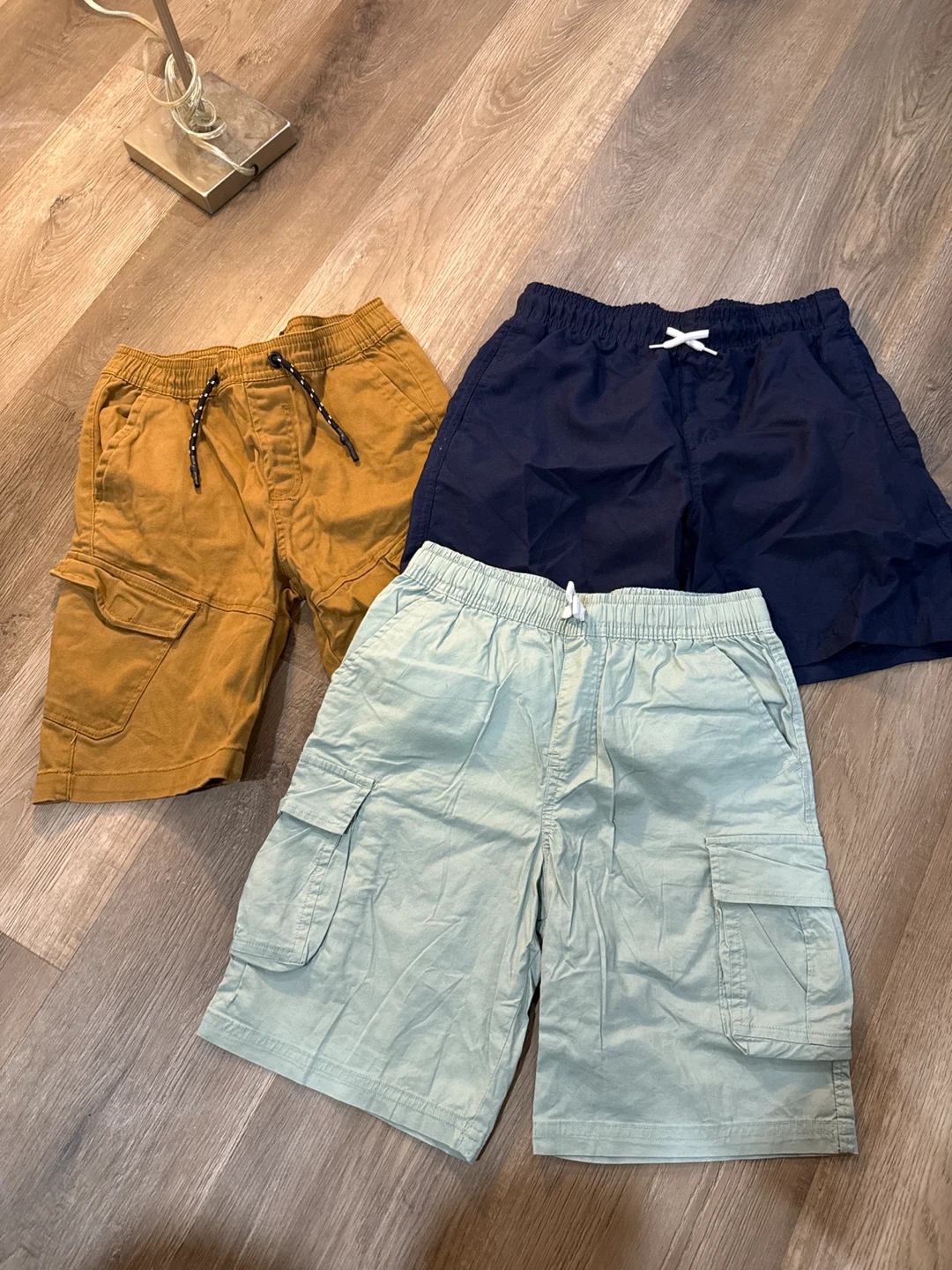 3 Pairs Boys Cargo Shorts Assorted Colors