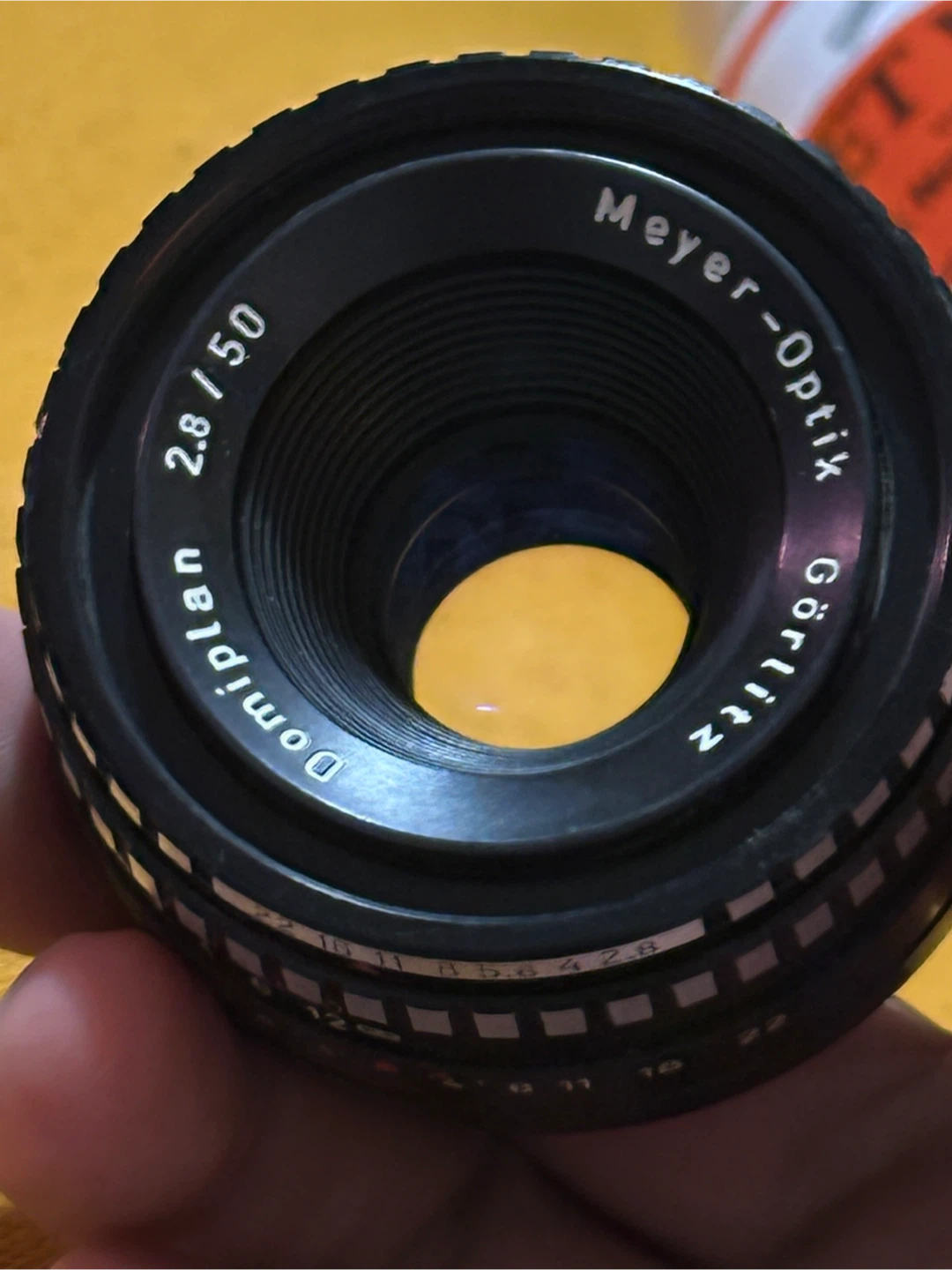 Clean Meyer Optik Gorlitz DOMIPLAN 2.8 / 50mm Lens M42 Fit