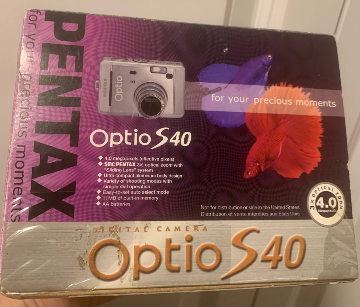 Pentax Optio S40 Digital Camera
