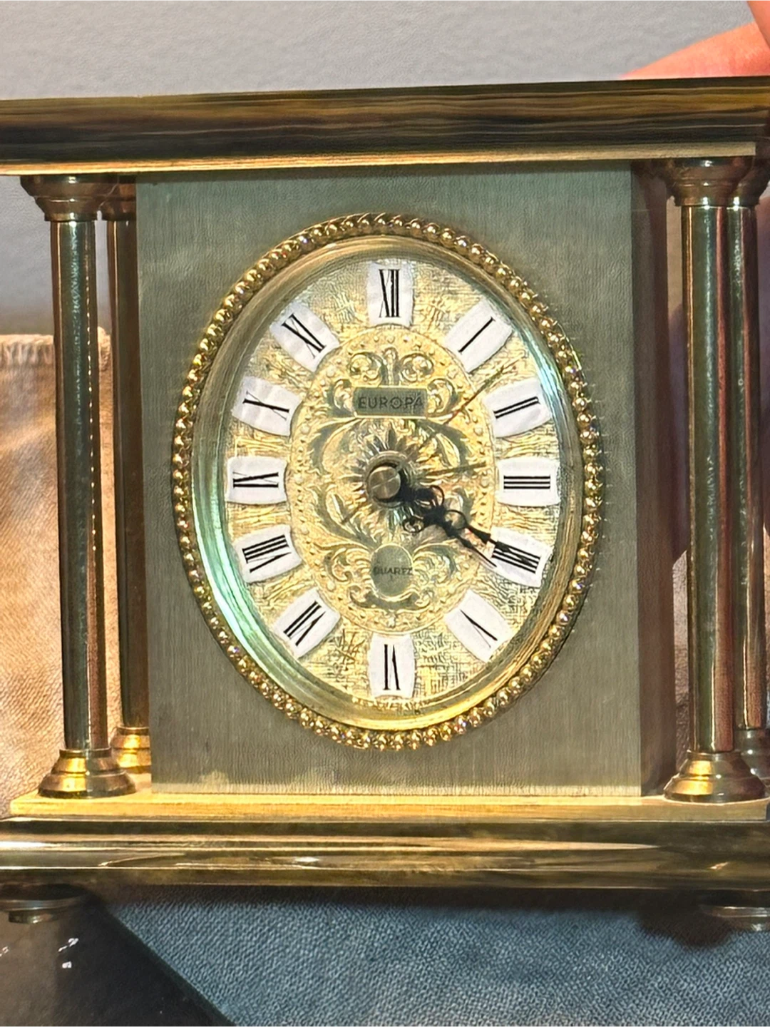 vintage Europa quartz carriage clock - photo 4