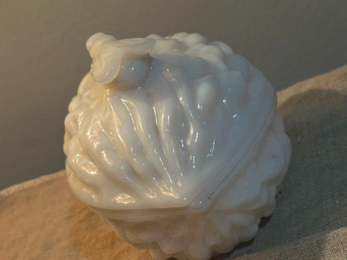Antique French Vallerysthal Walnut Trinket Dish - photo 5