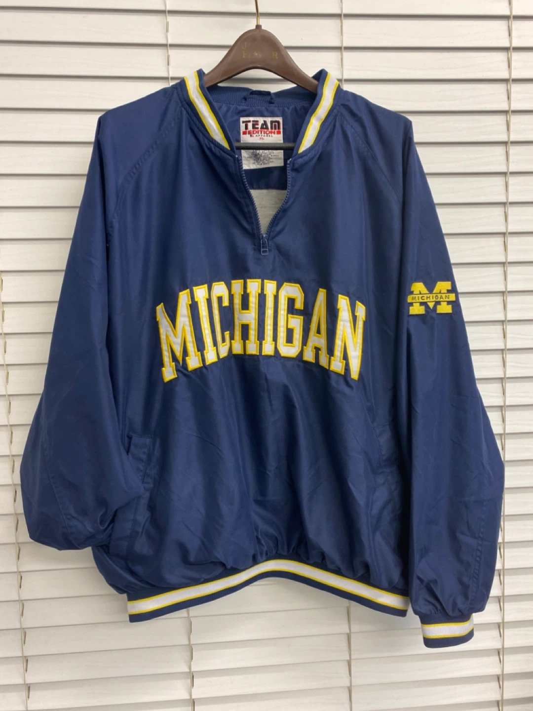 Team Edition Apparel Michigan Wolverines Pullover Jacket XL - photo 2
