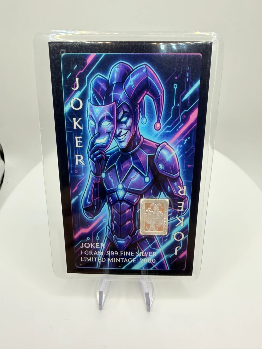 2026 Hayleybug Mint JOKER 1 Gram .999 Silver Rare Mintage!