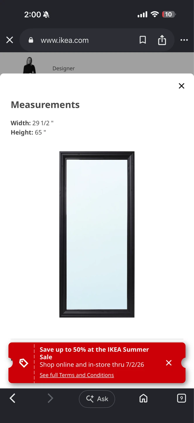 IKEA Mirror - photo 4