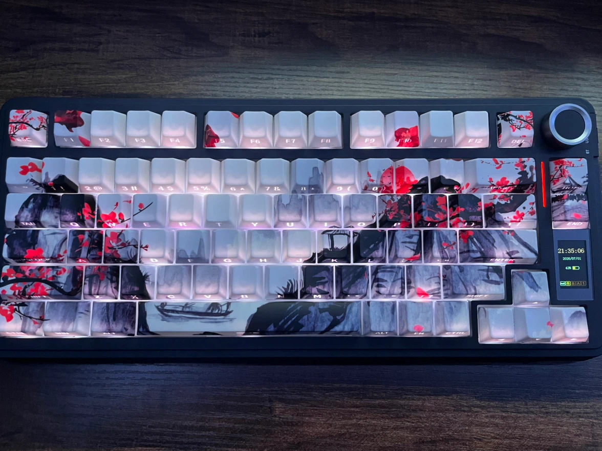 AULA S75 Pro 75% Japanese-Mountain Themed Wireless Keyboard