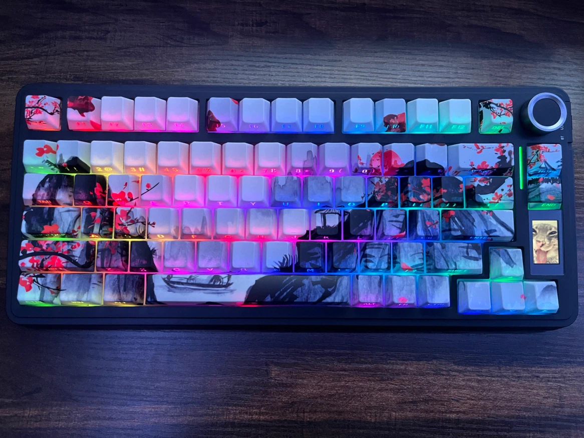 AULA S75 Pro 75% Japanese-Mountain Themed Wireless Keyboard - photo 2