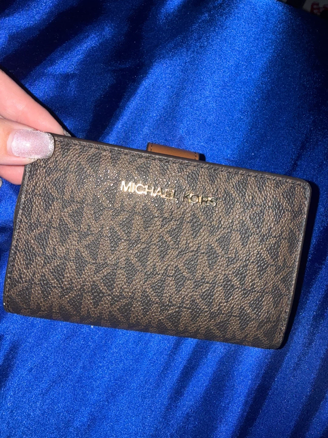 Michael Kors Brown Logo Bifold Wallet