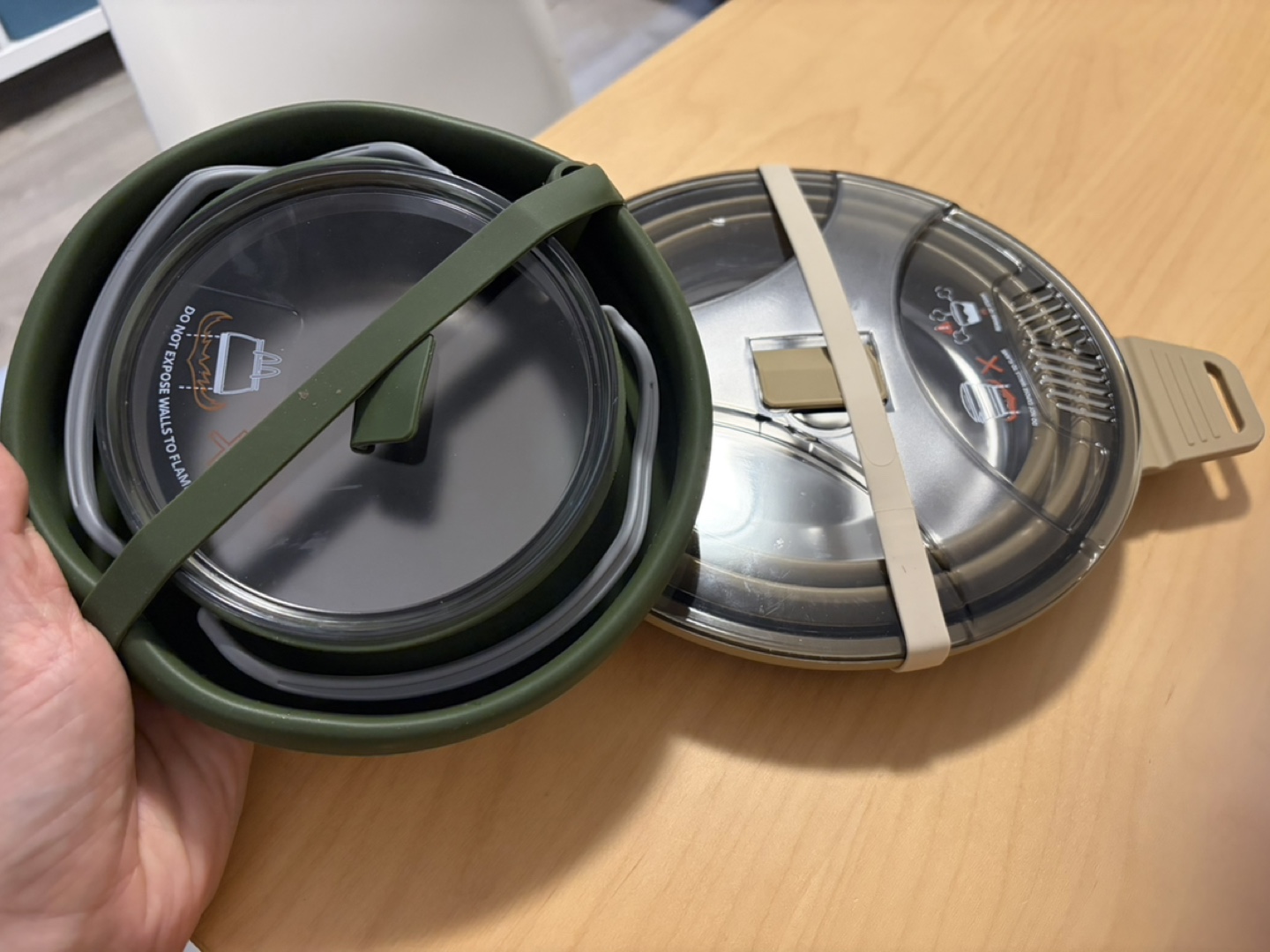 X-Bowl Collapsible Pot and Pan Set with Fuel Canister - photo 3