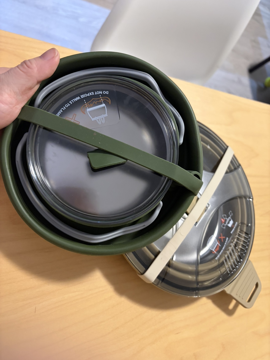 X-Bowl Collapsible Pot and Pan Set with Fuel Canister - photo 4
