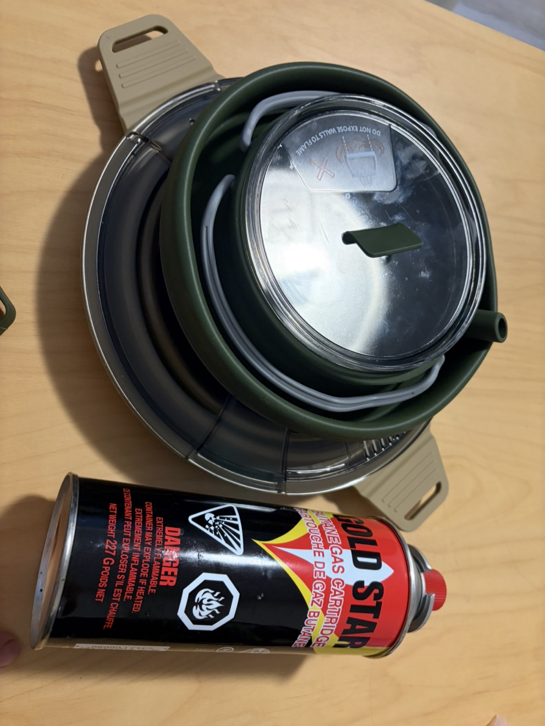 X-Bowl Collapsible Pot and Pan Set with Fuel Canister - photo 5
