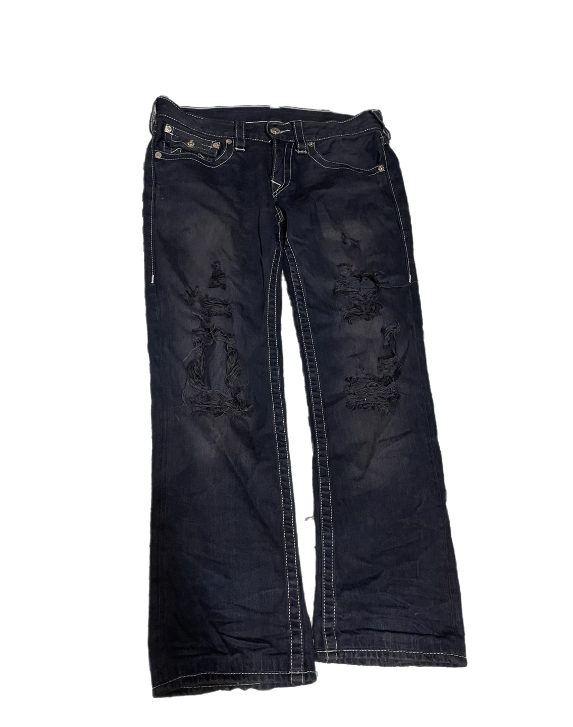 True Religion Jeans Distressed Dark Wash