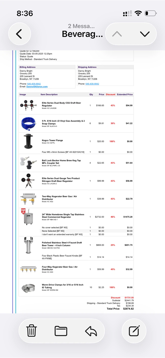 Kegco Commercial Stainless Steel Kegerator - photo 3