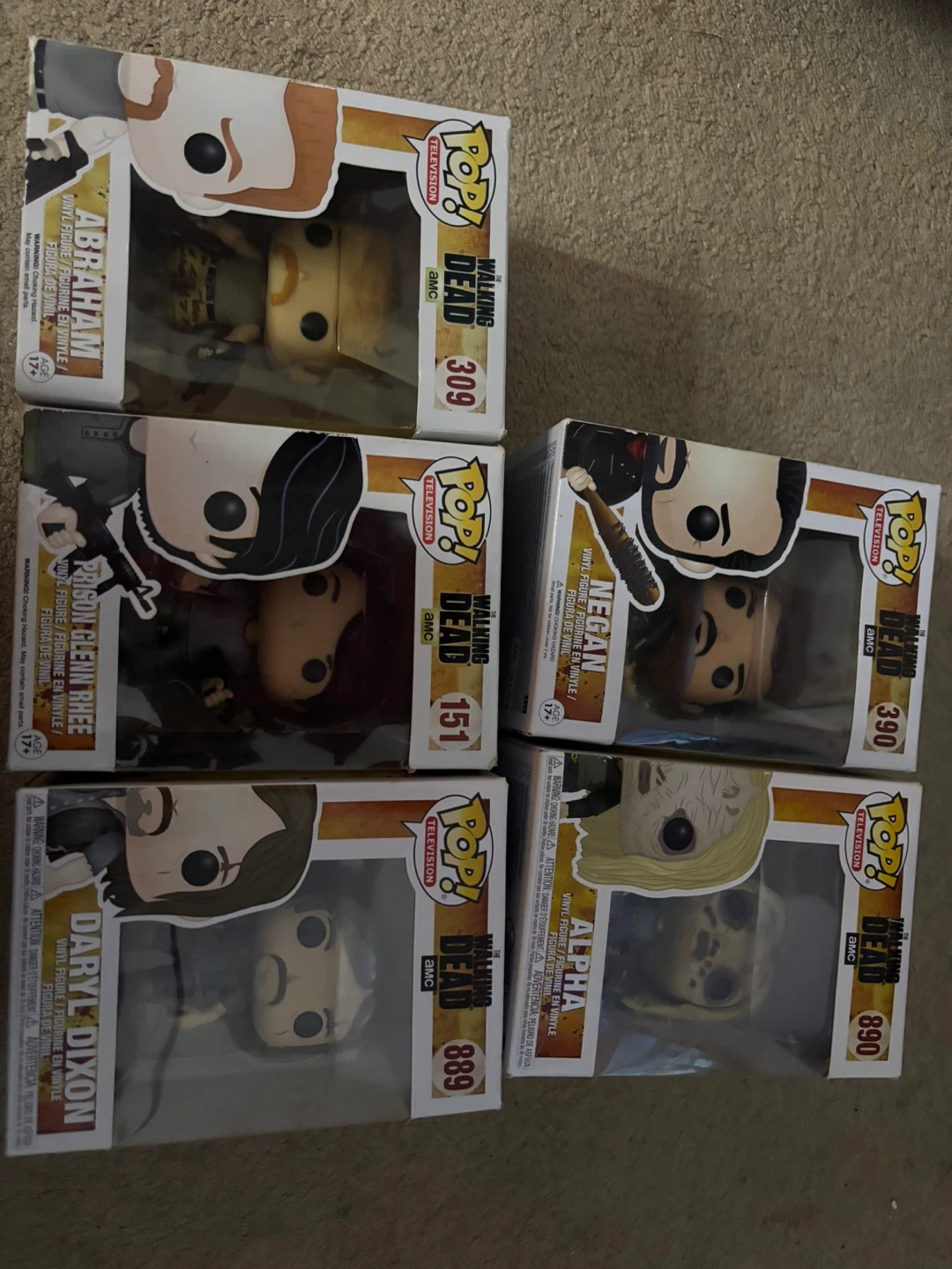 FUNKO POPS THE WALKING DEAD