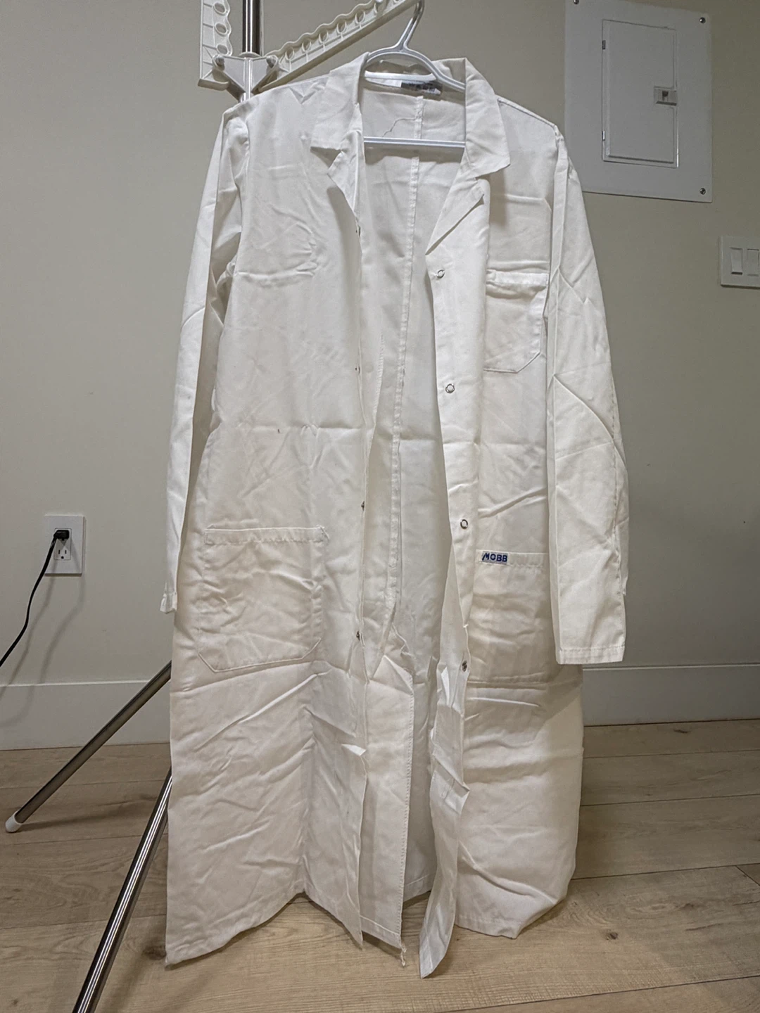 Lab Coat (Size Small) & Uvex Safety Glasses