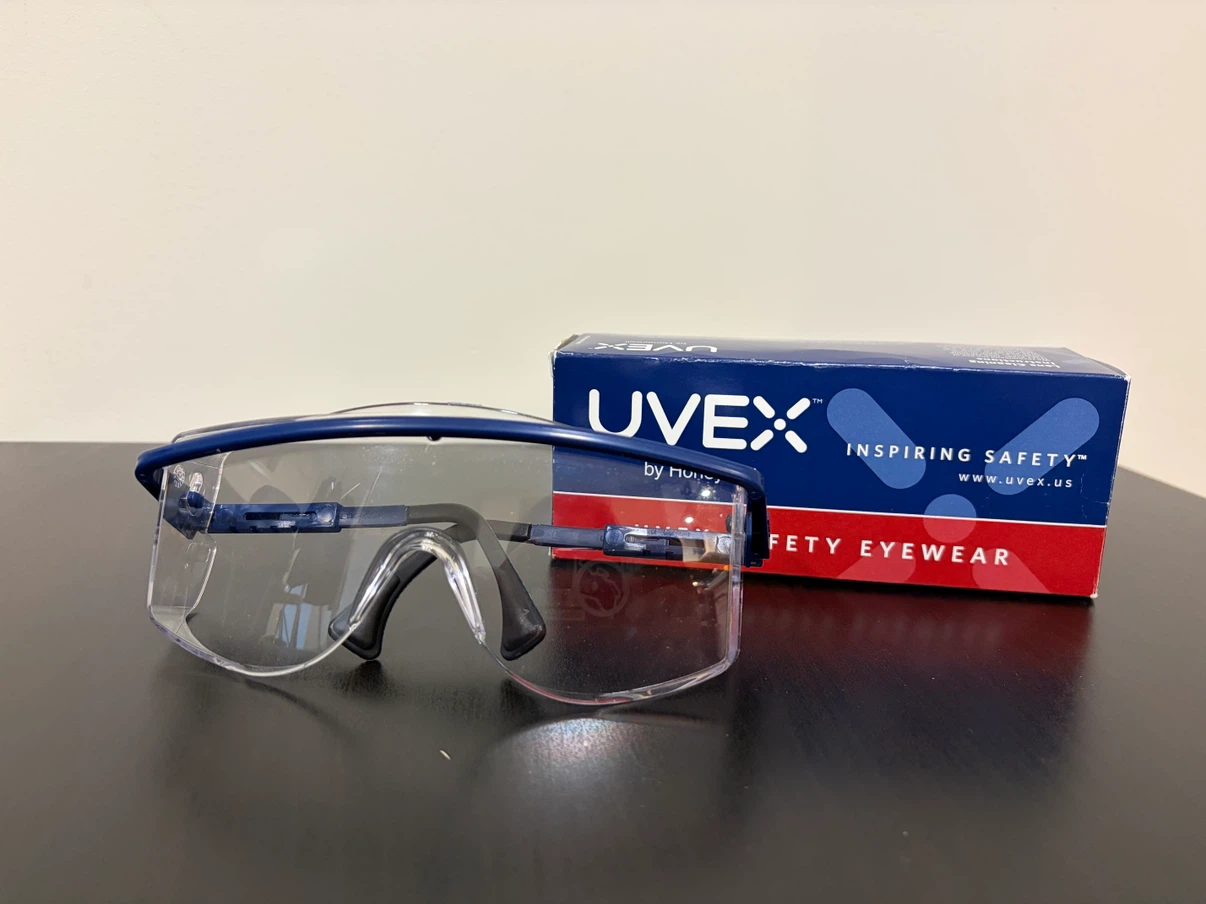 Lab Coat (Size Small) & Uvex Safety Glasses - photo 2