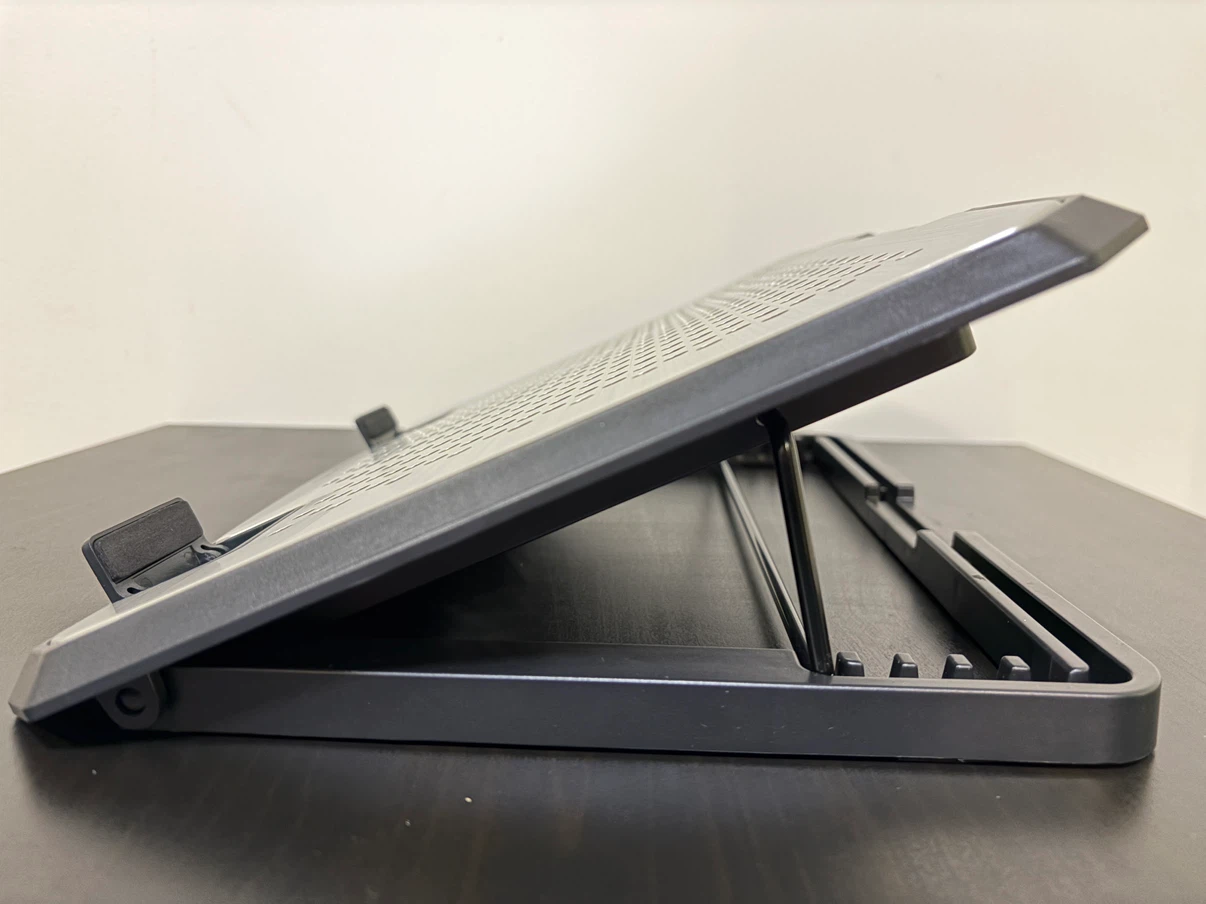 Laptop Cooling Pad & Adjustable Stand (Dual Fans / Blue LED) - photo 2