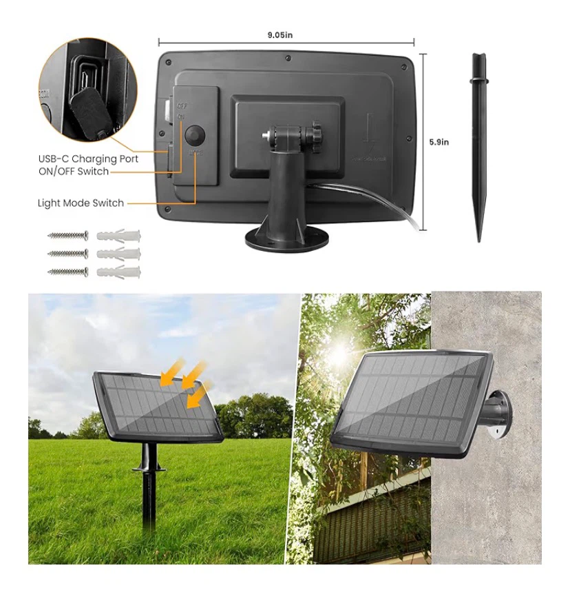 100FT Solar String Lights Outdoor with Remote - New - photo 3
