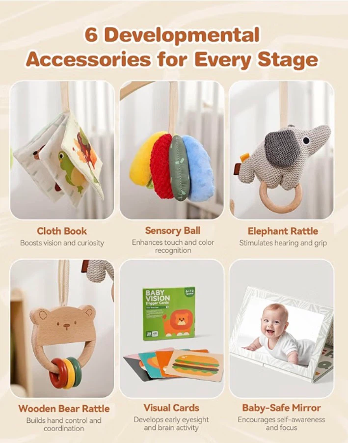 Baby Play Gym with Developmental Accessories - photo 4