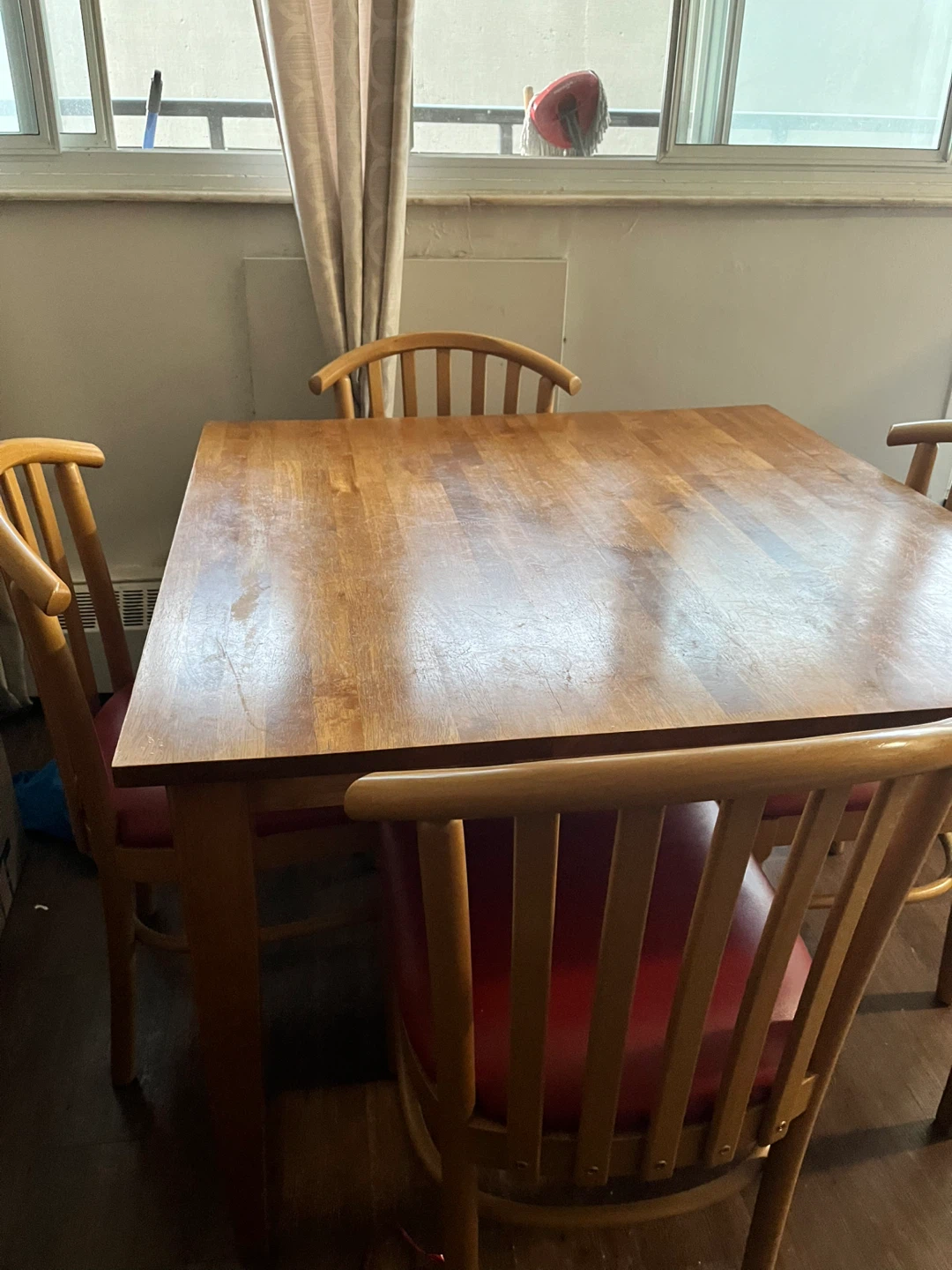 Dining set - square table & 4 chairs - photo 2