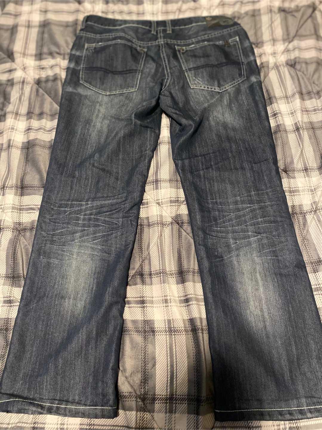 Mens Buffalo David Bitton Slim Straight Jeans Size 33x32 - photo 4