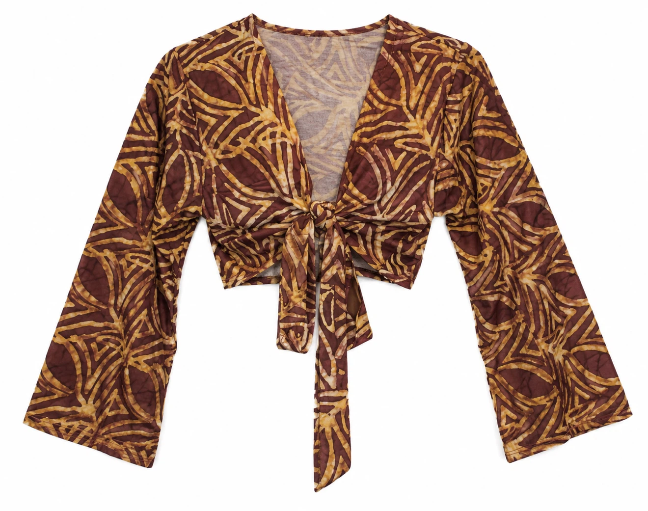 Women's Wrap Style Crop Top