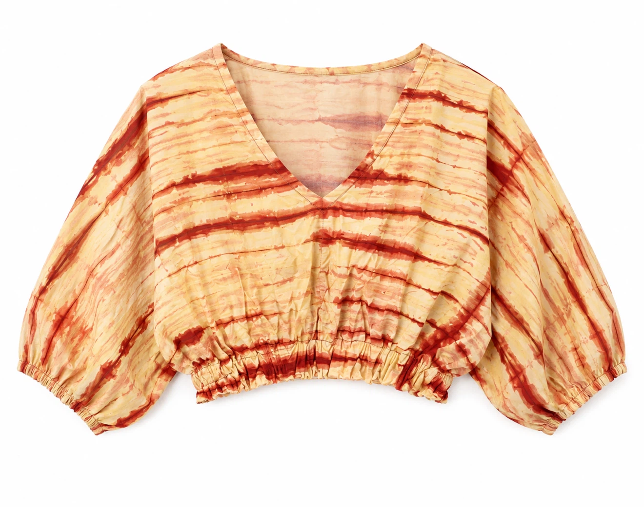 Women's Wrap Style Crop Top - photo 3