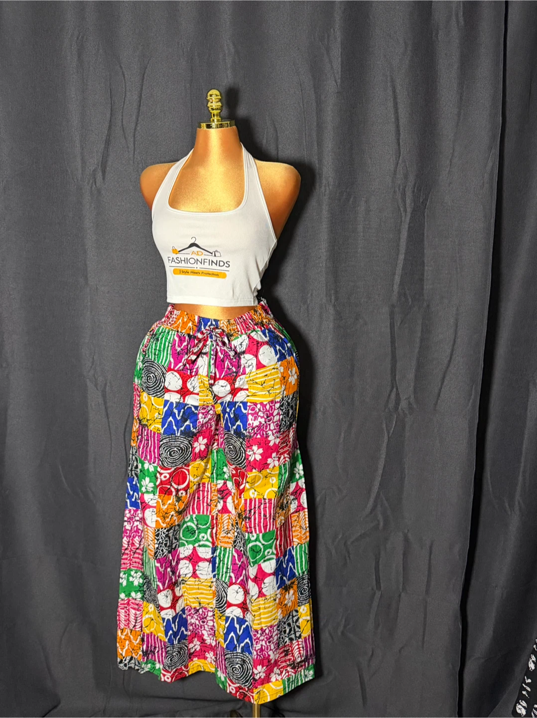 Fashion Finds Patterned Wide-Leg Lounge Pants - photo 2