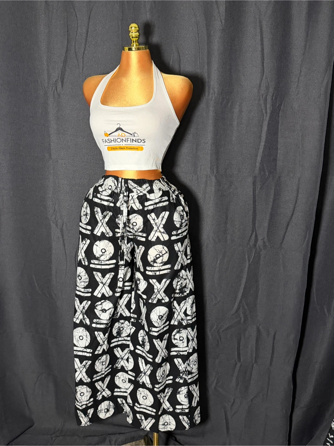Fashion Finds Patterned Wide-Leg Lounge Pants - photo 4