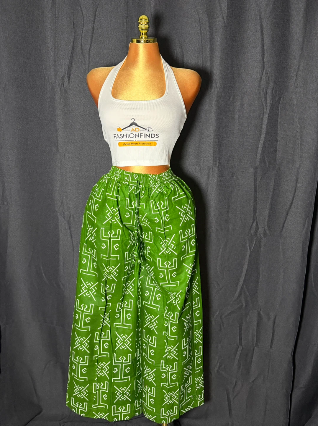 Fashion Finds Patterned Wide-Leg Lounge Pants - photo 5