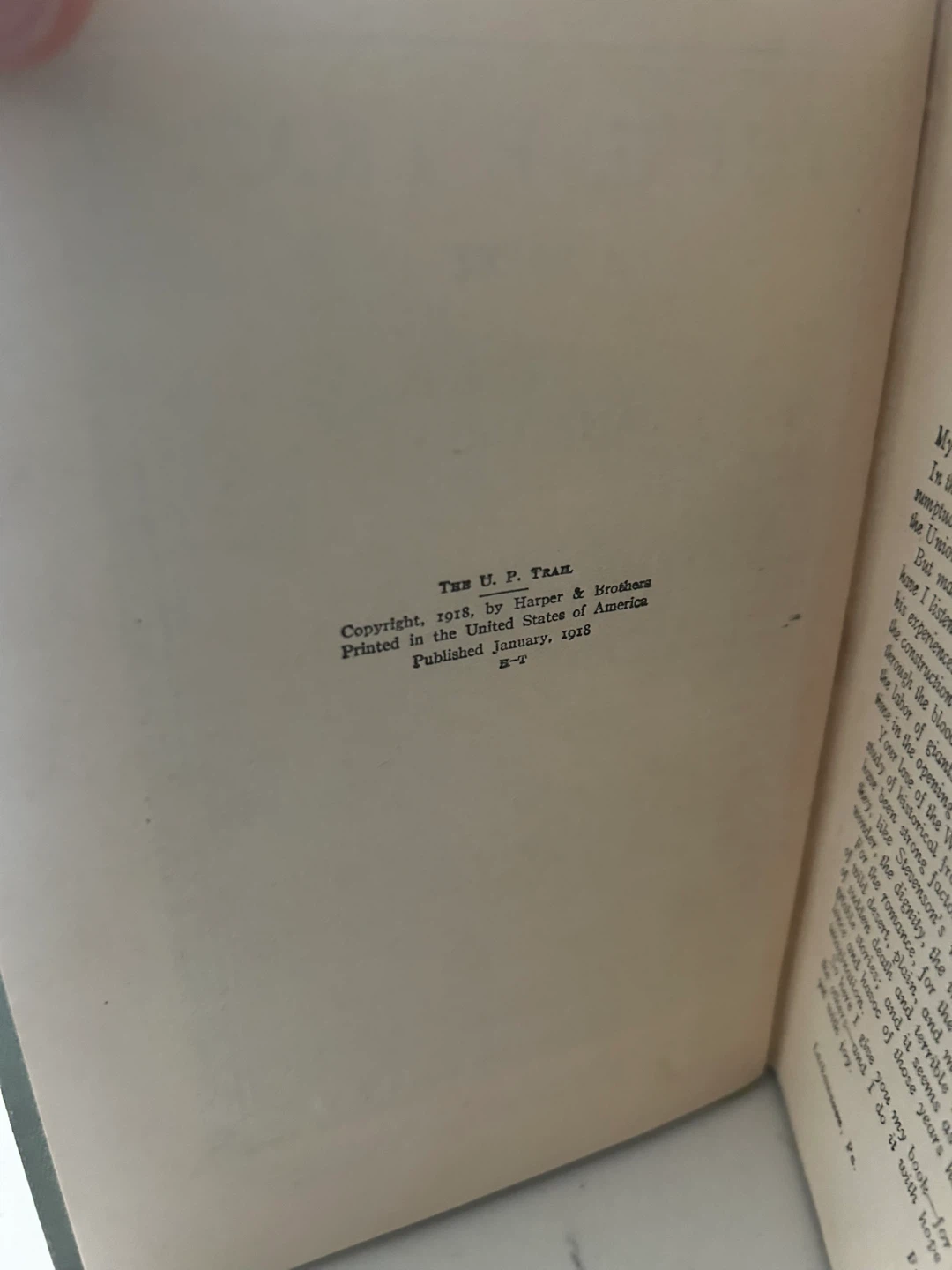 The U. P. Trail by Zane Grey Novel - 1918 - photo 5