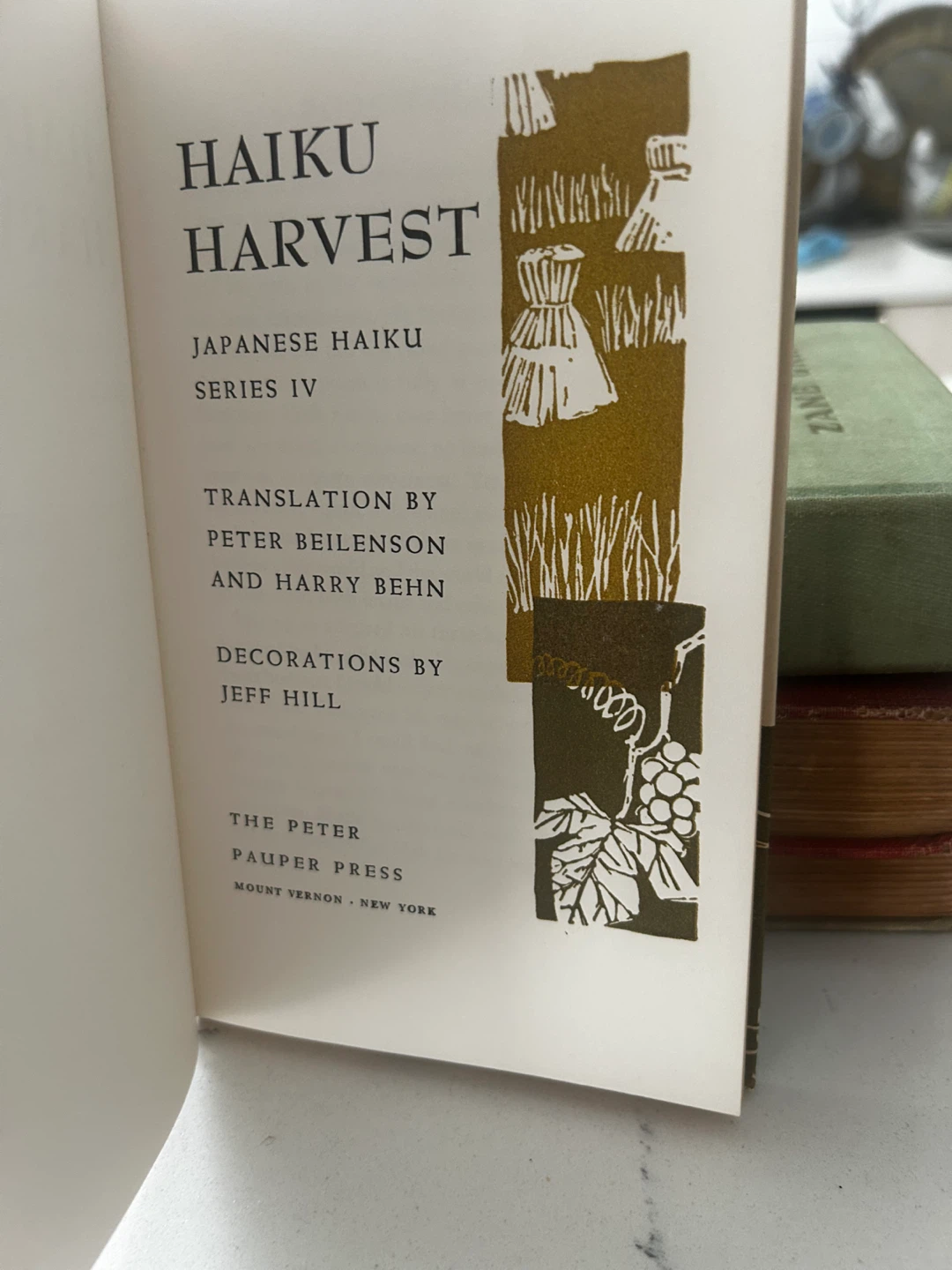 Haiku Harvest: Japanese Haiku Series IV Book - photo 2