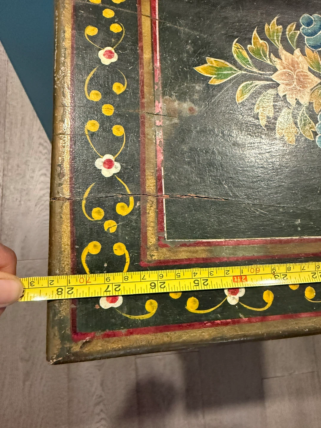 Hand-Painted Wooden Cabinet - photo 5