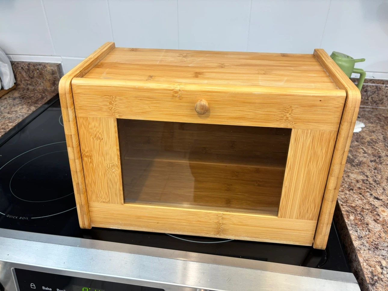 Wooden breadbox